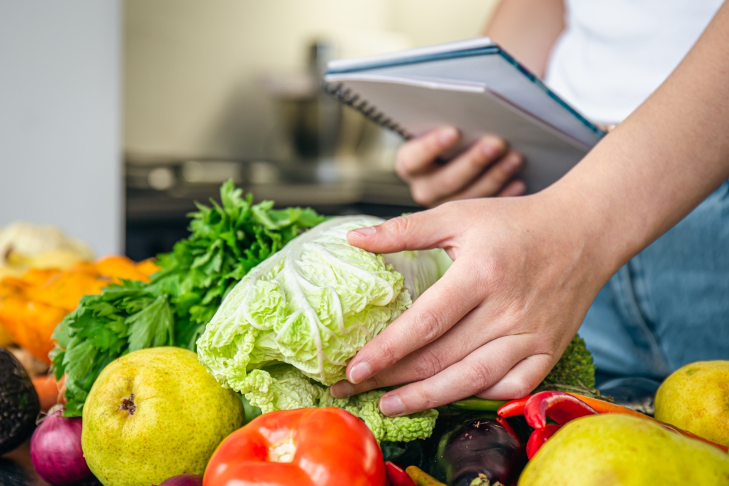 Productos vegetales — Manipulación de alimentos y productos de limpieza