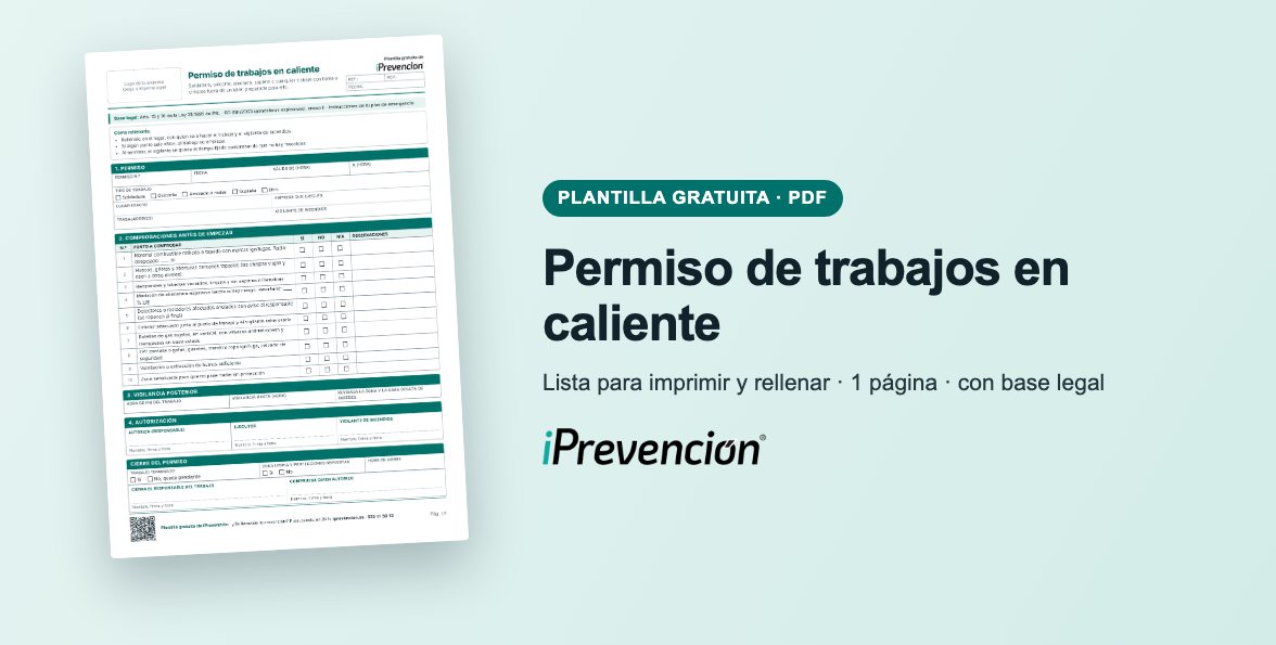 Plantilla gratuita: Permiso de trabajos en caliente